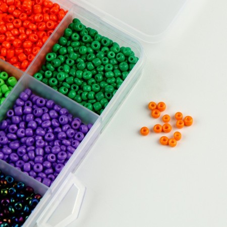 Set for creating jewelry, 48 colors, fishing line, accessories, charm-7
