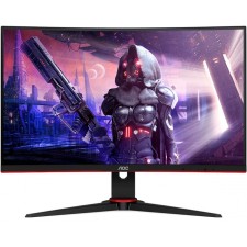 Монитор AOC 23.6" Gaming C24G2AE-BK черный/красный VA LED 1ms 16:9 HDMI M/M матовая 250cd 17   10046