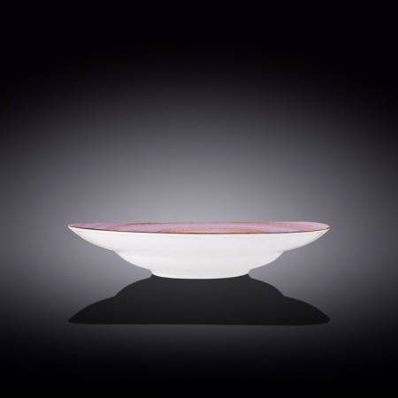 Deep plate Wilmax England Spiral, D = 28.5 cm, 500 ml, lavender color-1