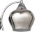 Shakira Plaphon 1he27 silver 13x13x12cm