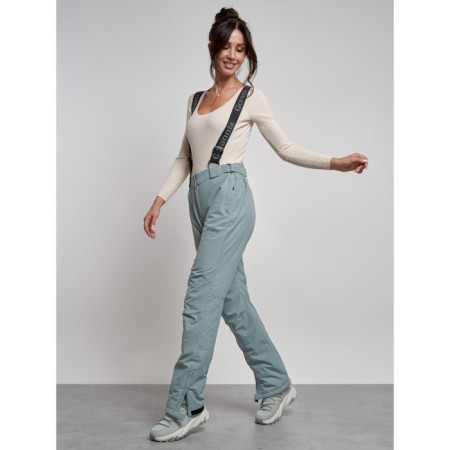 Semi-combinezone ski insulated female winter, size 50, color light gray-7