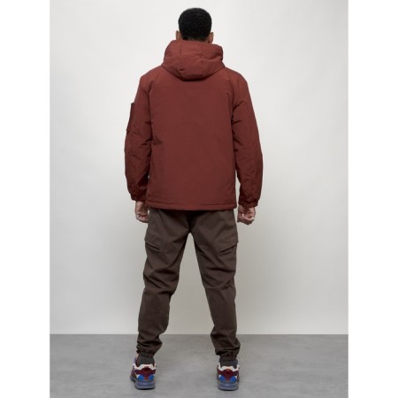 Sports male jacket, size 56, burgundy color-13