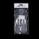 Half -slopes for shoes, with an supervisor, massage, silicone, 19 × 6.7 cm, pair, color transparent
