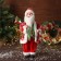 Santa Claus "in the vest and with the lantern" moves, 45x22 cm, red-green