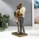 Polystone souvenir "Fighting a couple with hearts" 25.5x8.5x15 cm