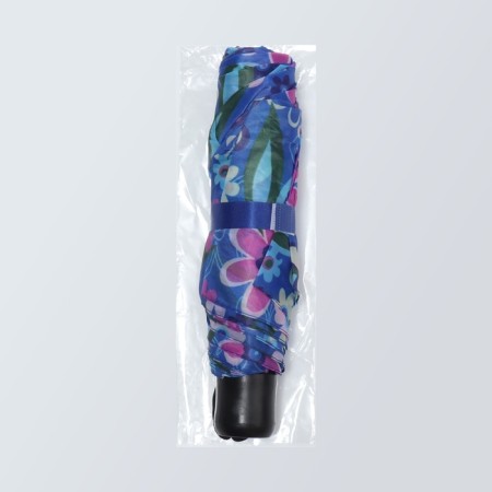 Mechanical “Flowers” ​​umbrella, 3 additions, 8 spokes, r = 48 cm, color mix-11