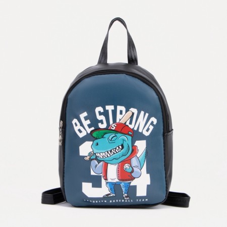 Baby backpack on lightning, blue color-5