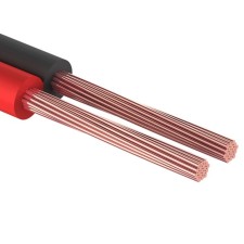 Acoustic cable REXANT SHVPM, 2 x 2.50 mm², red-black, mini-Bukhta 10 m