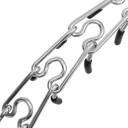 Collar - half -reaches strict with protective caps, 4 mm x 60 cm-5