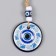 Suspension from the evil eye "Elephants on the Circle" 8x2x13 cm
