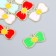 Decor for creativity metal, enamel "Bow with an emoticon" gold mix 1.9x1.1 cm