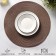 Set of serving napkins on the table "loft", 4 pcs, d = 38 cm, coffee color