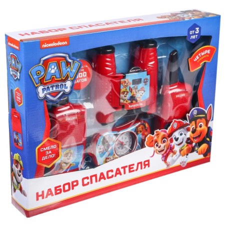 Набор спасателя, Рации бинокль, компас, Paw Patrol-1