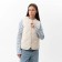 Women's vest quilted mist size 44, milk