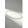 Pearl beads "Bride" with rhinestones, ball No. 4, white color, l = 43.5 cm