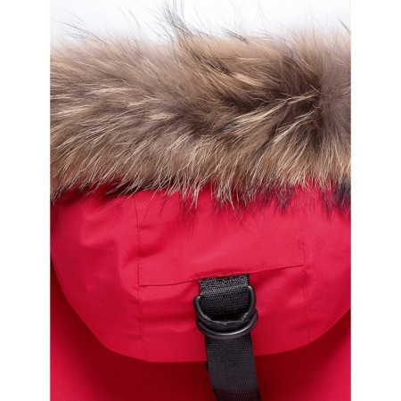 Winter park for a girl, height 158 ​​cm, red color-8