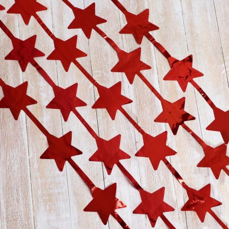 Rain "holiday" stars, 100x200 cm, mix-1