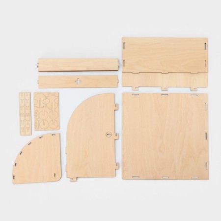 Wooden grain, 26 × 26 × 15 cm-7