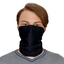 Pipe bandana, Lycosa Silk, Black