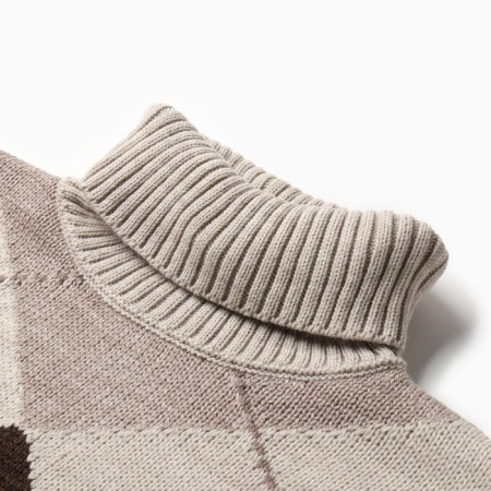 Jumper Women's Minaku: Casual Collection Beige Color, Rr. 46-48-10