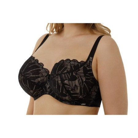 Women's bras of Lengy, size 75j, color black ballet