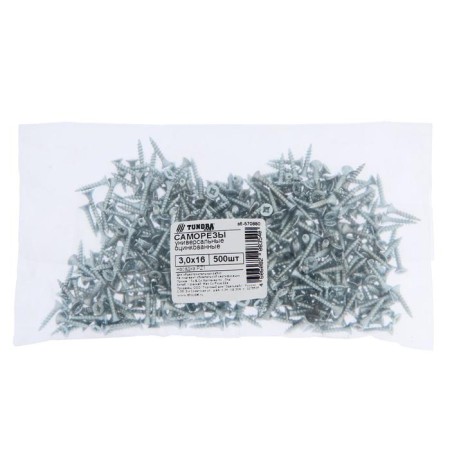 Self -tapping screws universal tundra Krep 3.0x16 mm, zinc, 500 pcs.-1
