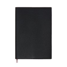 Organizer, A5, 128 sheets, a cage, a cover of leatherette, with a side bookmark, 