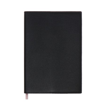 Organizer, A5, 128 sheets, a cage, a cover of leatherette, with a side bookmark, "Business", Black