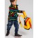 Boys' backpack, size 33x23x14 cm