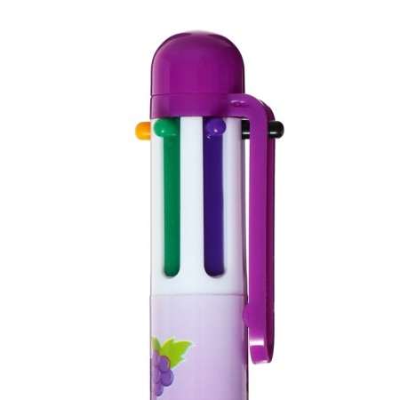 Balloon handle Calligrata, automatic, 6 color, with a pattern, mix-4