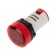 Voltage value indicator red VD22 70-500 V
