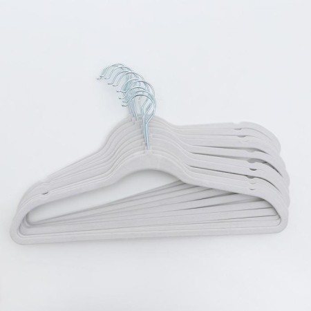 Clothing shoulders, size 46-48, flocked coating, price per pcs, white color-5