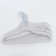 Clothing shoulders, size 46-48, flocked coating, price per pcs, white color