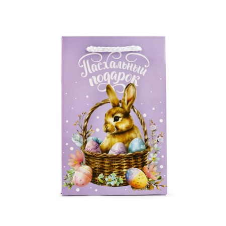 Gift package for Easter cake, hare, 12 × 18 × 12 cm-1