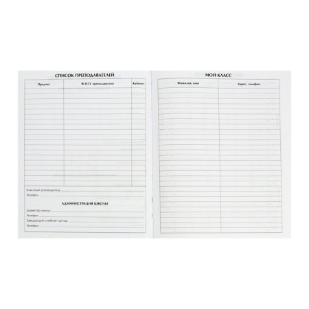 Diary for grades 5-11, "camouflage", solid cover 7BC, glossy lamination, 48 sheets-5