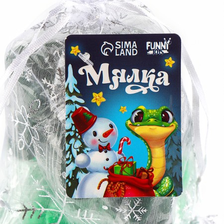 New Year. Squish anti -stress “snakes”, in a bag-6