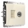 Rosette W1181303, TV+Ethernet, RJ-45, 6 Cat., Ivory