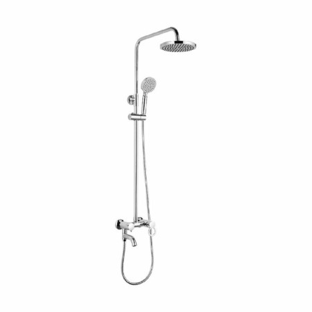 The shower system Fashun A2422, pour 117 mm, with a tropical shower, hand watering can, brass, chrome 968660