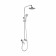 The shower system Fashun A2422, pour 117 mm, with a tropical shower, hand watering can, brass, chrome 968660