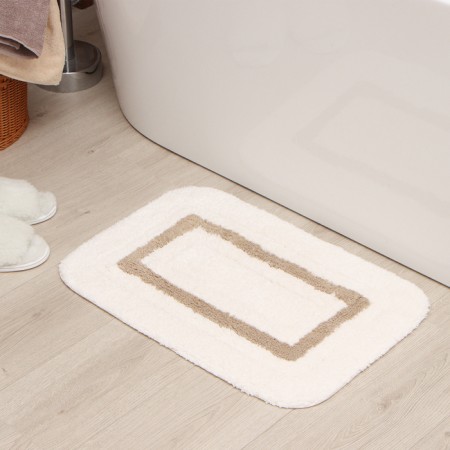 Rug Ethel -milk 40*60 cm, 100% HL