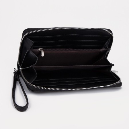 Women's wallet with lightning, black color-2