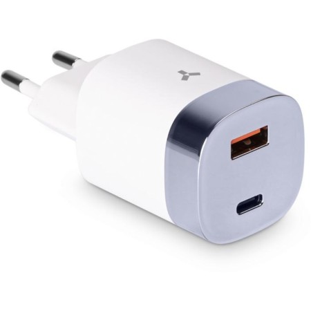 Network charger AcCESSTYLE AMETHYST 33WCA, USB, Type-C, 33W, fast charging, white-1
