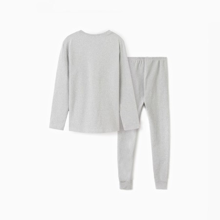 Male thermal underwear (jumper, pants) minku, color light gray melange, size 48-15
