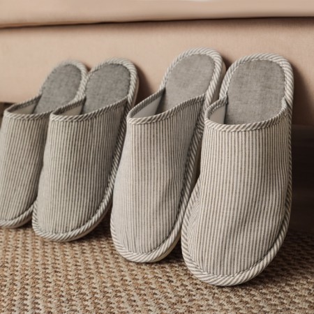 Male slippers, size 42-43, gray color-5