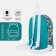 Baby backpack on lightning, turquoise color