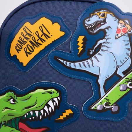 School textile “dinosaurs”, with stripes, 27x23 × 10 cm-3