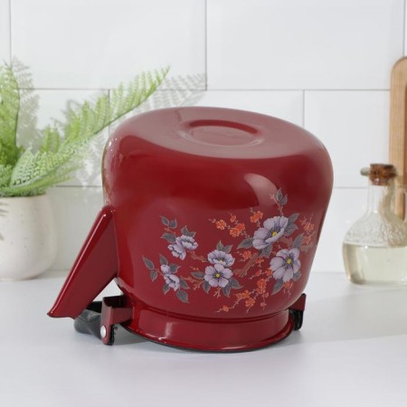 Kettle with a button, 3.5 l, cherry color-2