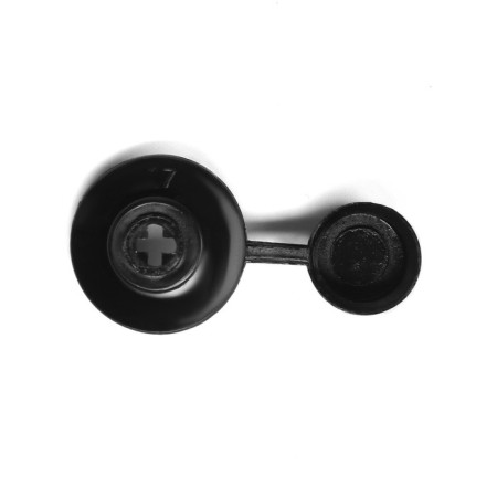Washer Tundra, roofing, with cap, m24, black, 250 pcs-1