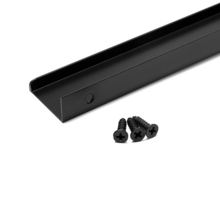 Profile handle Cappio RT001BL, l = 800 mm, m/o 384 mm, black color black-5