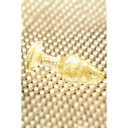 Anal plug Toyfa, acrylic, golden, 8 cm, D 2.8 cm-11